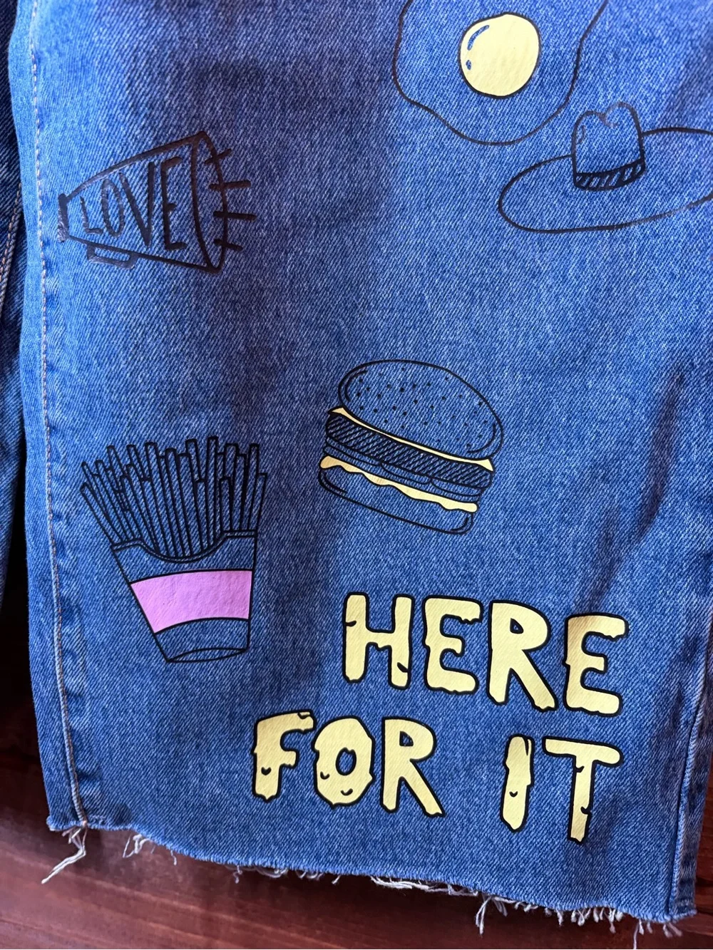 wild fable Blue Denim Wide-Leg Jeans Size 6 or 28x26 💕⚡️